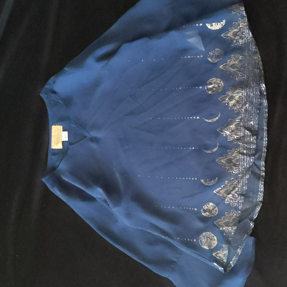 Girls top M blue